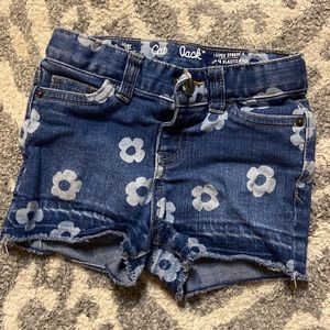 18 month flower jean shorts cat and jack